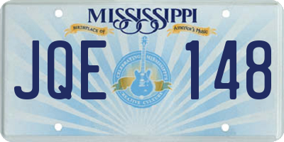 MS license plate JQE148