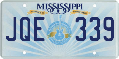MS license plate JQE339