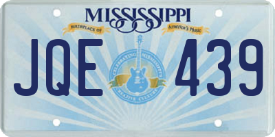 MS license plate JQE439