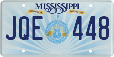 MS license plate JQE448
