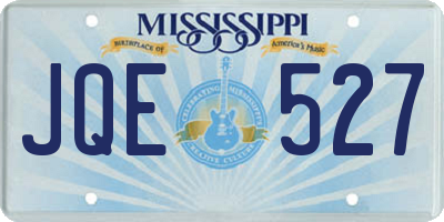 MS license plate JQE527