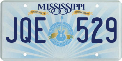 MS license plate JQE529
