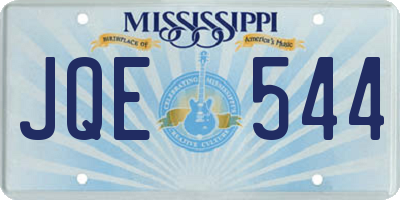 MS license plate JQE544