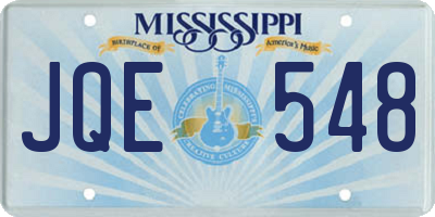 MS license plate JQE548