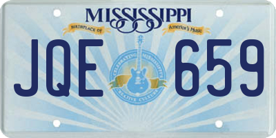 MS license plate JQE659