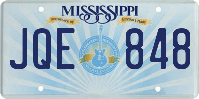 MS license plate JQE848