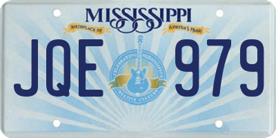 MS license plate JQE979