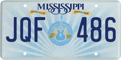 MS license plate JQF486