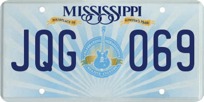 MS license plate JQG069