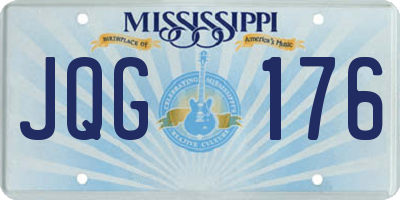 MS license plate JQG176