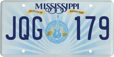 MS license plate JQG179