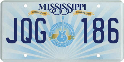 MS license plate JQG186