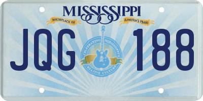 MS license plate JQG188