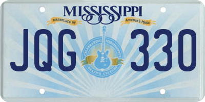 MS license plate JQG330