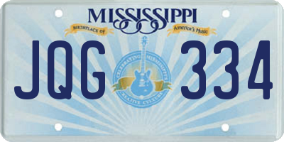 MS license plate JQG334