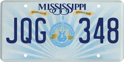MS license plate JQG348