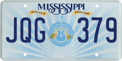 MS license plate JQG379