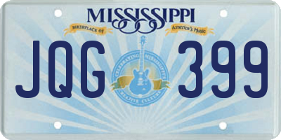 MS license plate JQG399