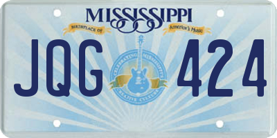 MS license plate JQG424