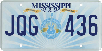 MS license plate JQG436
