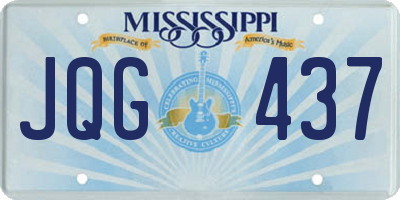 MS license plate JQG437