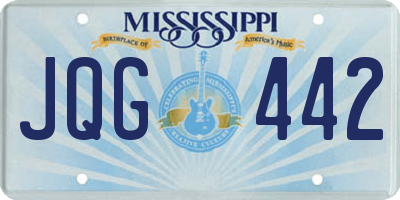 MS license plate JQG442