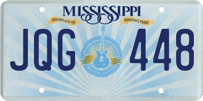 MS license plate JQG448