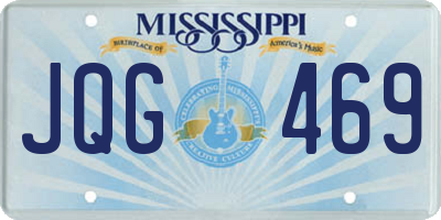 MS license plate JQG469