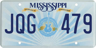 MS license plate JQG479