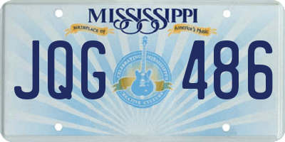 MS license plate JQG486
