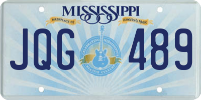 MS license plate JQG489