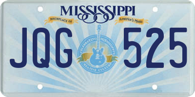 MS license plate JQG525