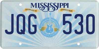 MS license plate JQG530