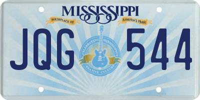 MS license plate JQG544