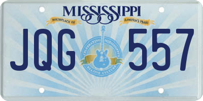 MS license plate JQG557