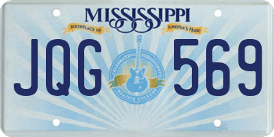 MS license plate JQG569
