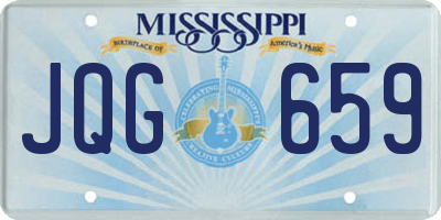 MS license plate JQG659