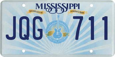 MS license plate JQG711