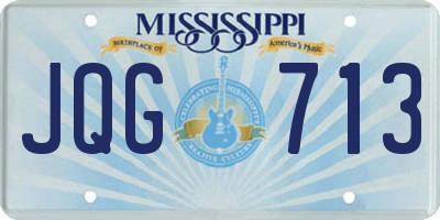 MS license plate JQG713