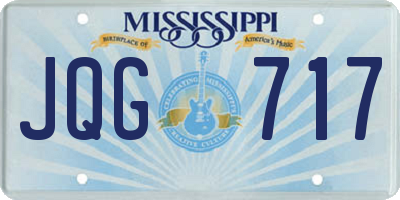 MS license plate JQG717