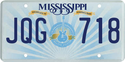 MS license plate JQG718
