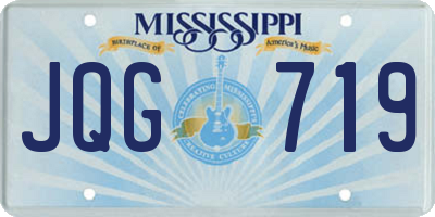 MS license plate JQG719