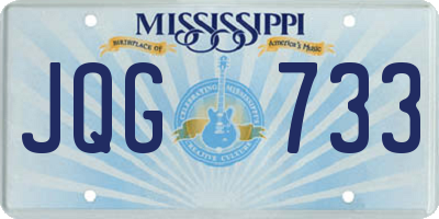 MS license plate JQG733
