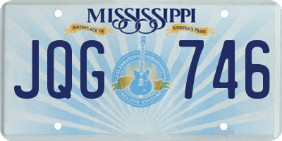 MS license plate JQG746