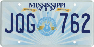 MS license plate JQG762