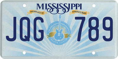 MS license plate JQG789