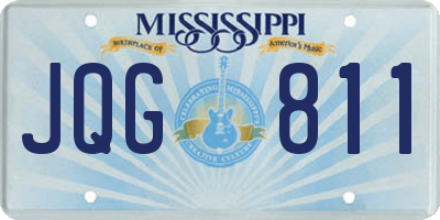 MS license plate JQG811