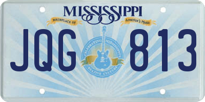 MS license plate JQG813