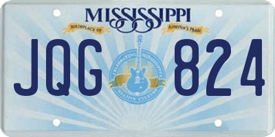 MS license plate JQG824