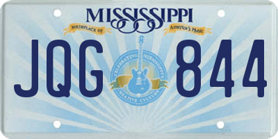 MS license plate JQG844